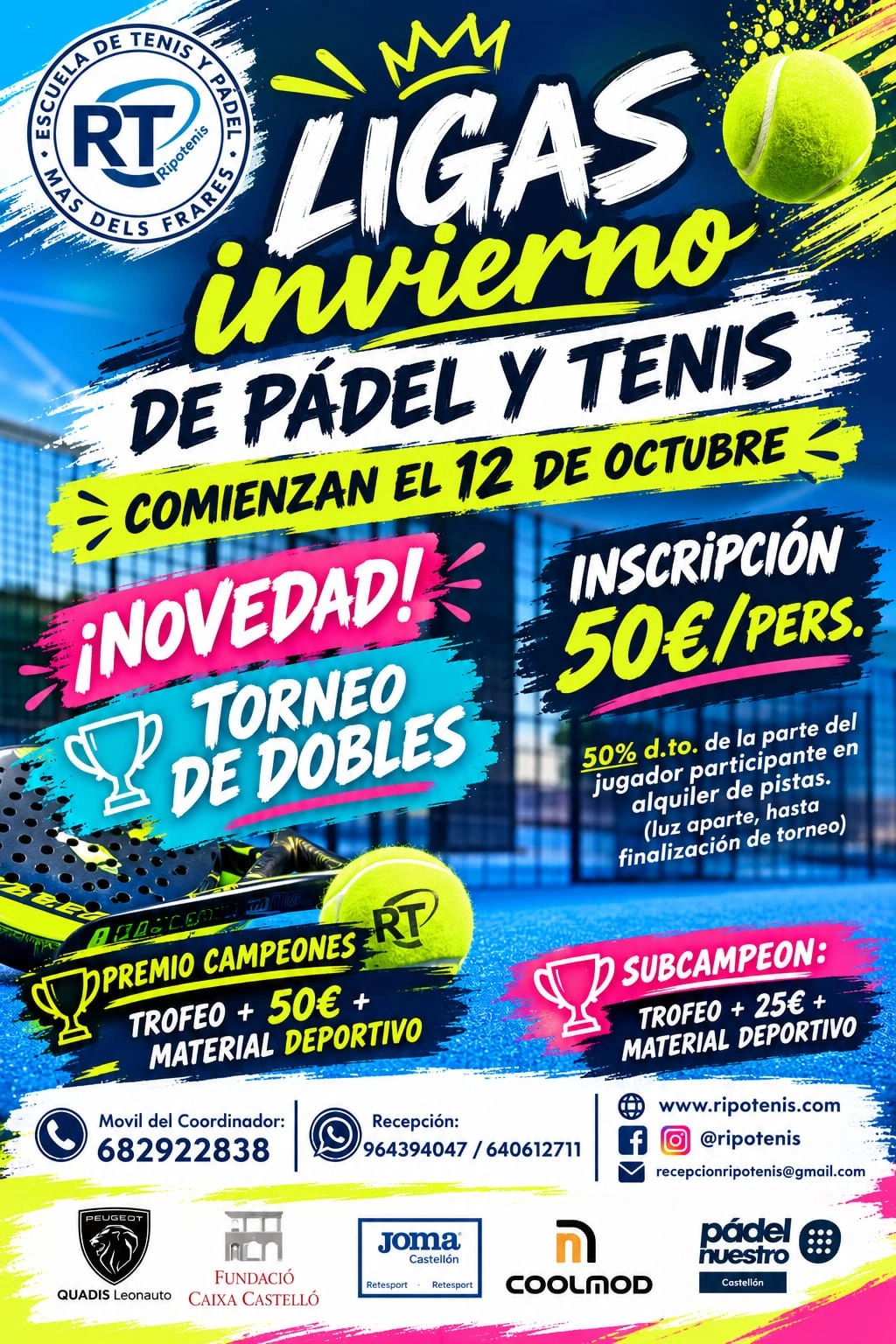 Ya puedes apuntarte a las ligas de Invierno
