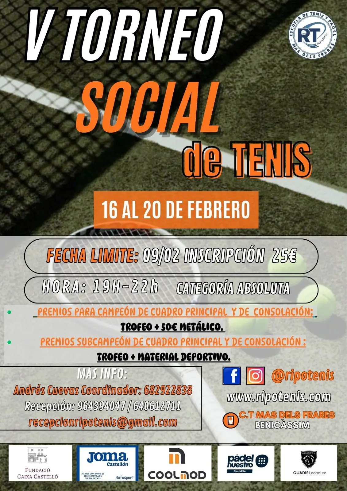 V Torneo Social de Tenis