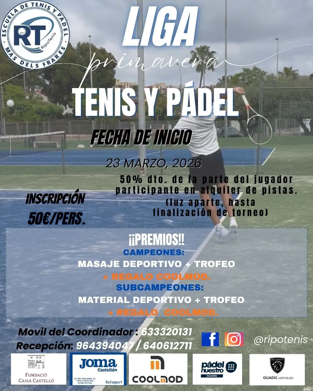 Ya puedes apuntarte a las ligas de Primavera